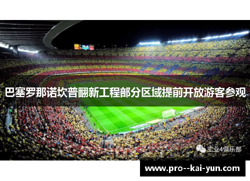 巴塞罗那诺坎普翻新工程部分区域提前开放游客参观 巴塞罗那诺坎普翻新工程部分区域提前开放游客参观