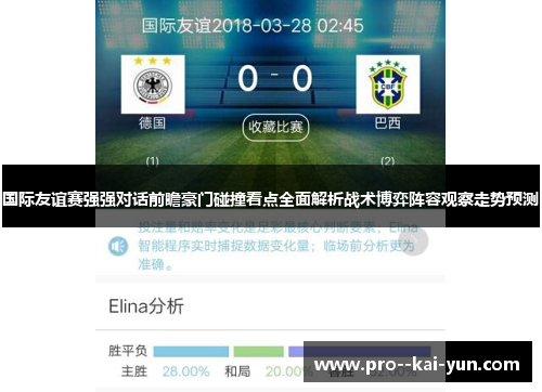 国际友谊赛强强对话前瞻豪门碰撞看点全面解析战术博弈阵容观察走势预测 国际友谊赛强强对话前瞻豪门碰撞看点全面解析战术博弈阵容观察走势预测